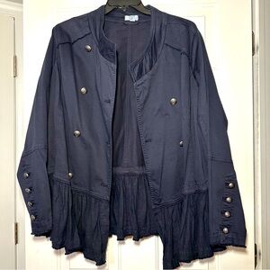 ✨Crown and Ivory Military style jacket, with pewter buttons✨ NWT